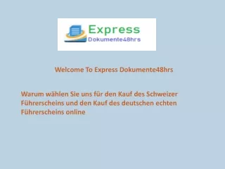 Warum wählen Sie uns für den Kauf des Schweizer Führerscheins und den Kauf des deutschen echten Führerscheins online