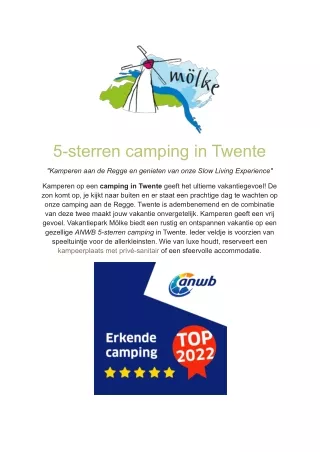Molke - Camping in Twente