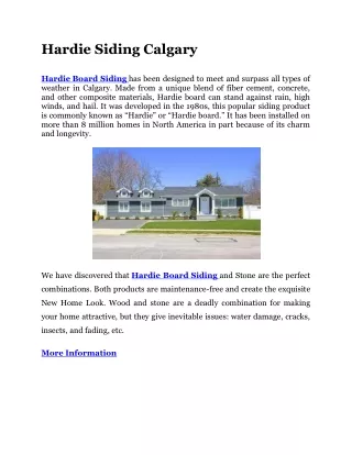 hardie siding calgary