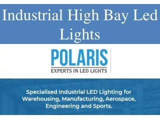 Industrial High Bay Led Lights