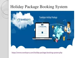 holiday package booking system