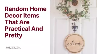 random home decor items that are practical