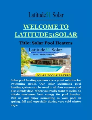 welcome to latitude51solar