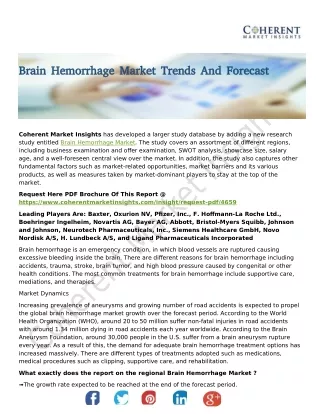 brain hemorrhage market trends and forecast brain