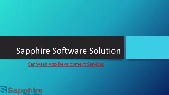 sapphire software solution