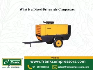 What is a diesel-driven air compressor