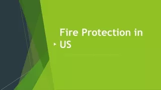 fire protection in us