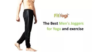 The Best Men's Joggers for Yoga and exercise
