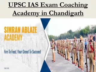 UPSC IAS Exam Coaching Academy in Chandigarh