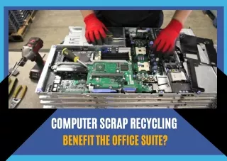 Recycled The Computer Scraping Materials