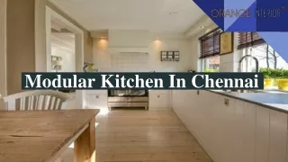 Modular Kitchen Designs Chennai | Orange Interior
