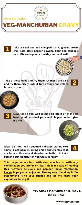 How to Make Veg-Manchurian Gravy - Indian Vegetarian Recipe