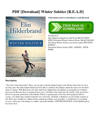PDF [Download] Winter Solstice [R.E.A.D]