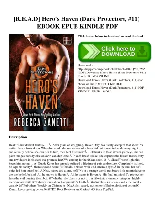 [R.E.A.D] Hero's Haven (Dark Protectors  #11) EBOOK EPUB KINDLE PDF