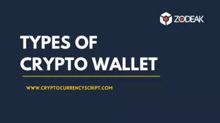 Types Of Crypto Wallet