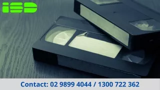 Converting VHS Tapes to Video files