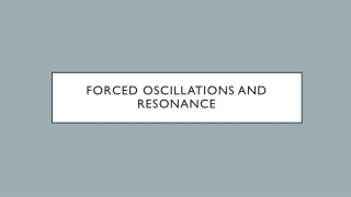 forced oscillations and resonance