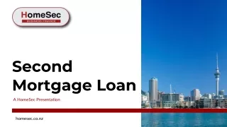 Second Mortgage Loan