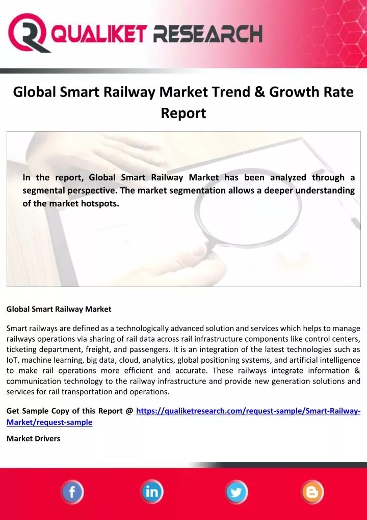global smart railway market trend growth rate