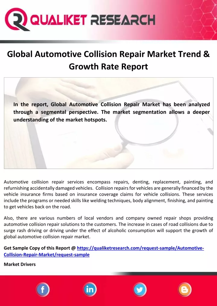 global automotive collision repair market trend