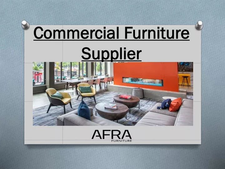 c ommercial f urniture supplier