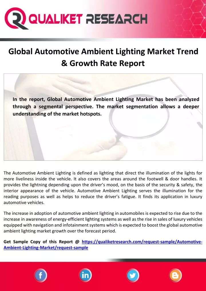 global automotive ambient lighting market trend