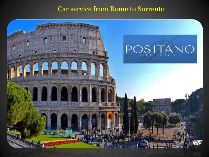 car service from rome to sorrento