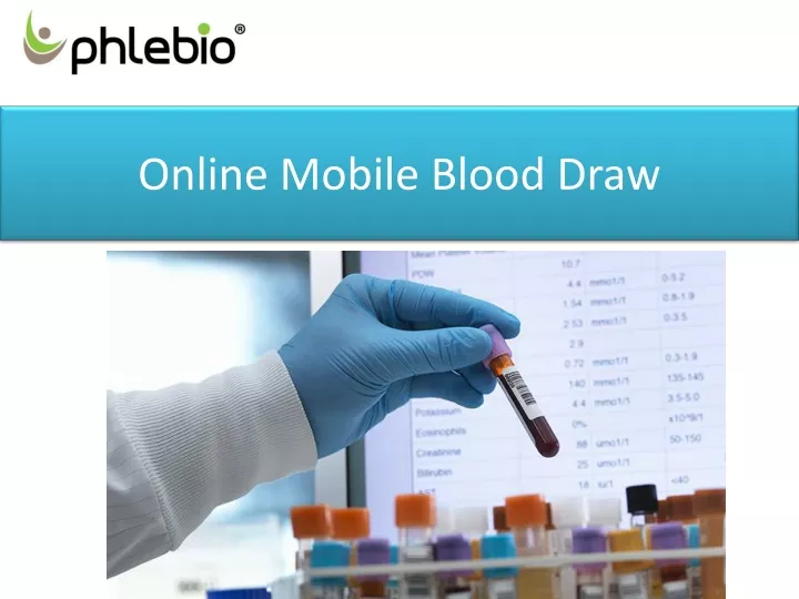online mobile blood draw