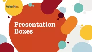 presentation boxes