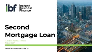 Second Mortgage Loan