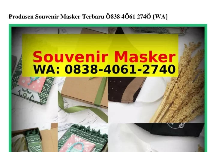produsen souvenir masker terbaru 838 4 61 274 wa