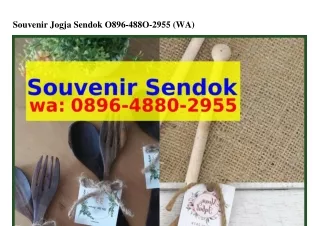 souvenir jogja sendok o896 488o 2955 wa