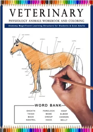 [Pdf] Veterinary Physiology Animals Workbook and Coloring Anatomy Magnificent Learning Structure for Students & Even Adu