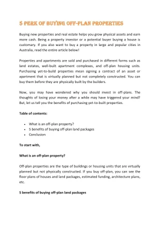 off the plan apartments melbourne by A-D Group