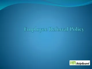 Employee Referral Policy