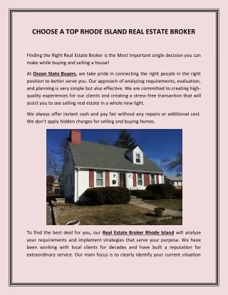 Sell Your Home Fast to Relocate in Massachusetts & Rhode Island