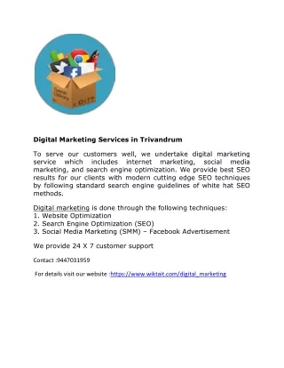 digital marketing services in trivandrum