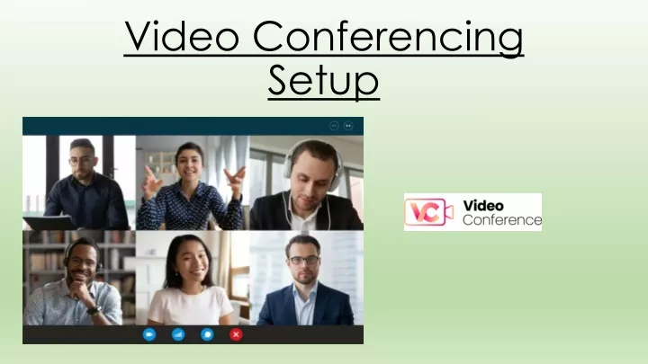 video conferencing setup