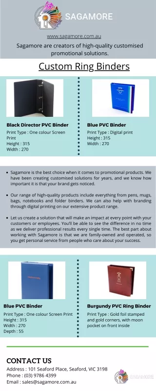 Get Organised With Folder Binders by Sagamore