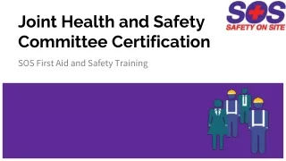Joint Health and Safety Committees