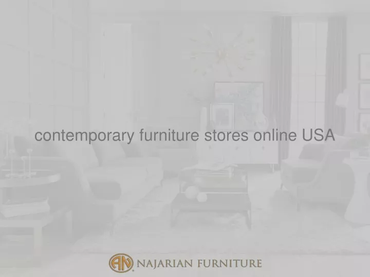 contemporary furniture stores online usa