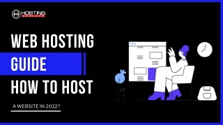 web hosting guide how to host