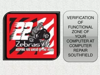 verification of functional zone of your computer