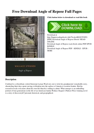 Free Download Angle of Repose Full Pages