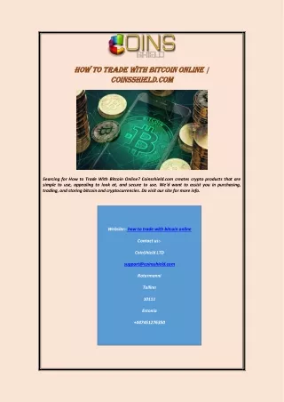 how to trade with bitcoin online how to trade