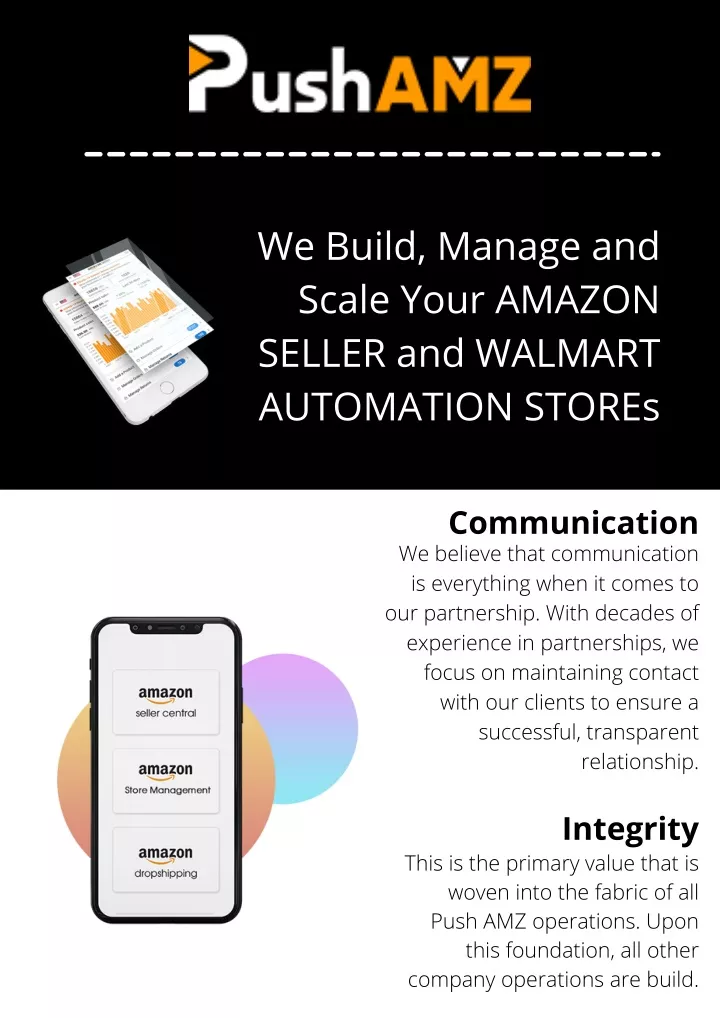 we build manage and scale your amazon seller