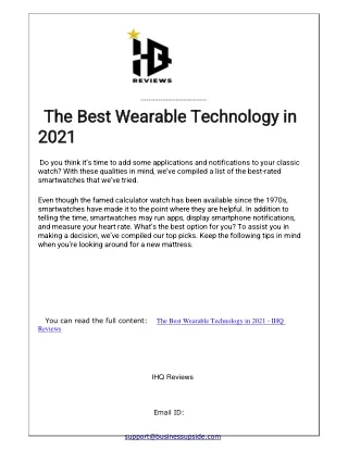 the best wearable technology in the best wearable