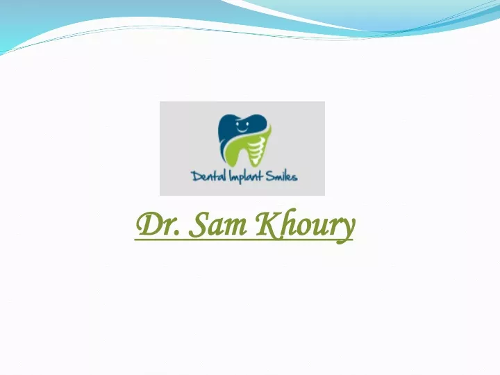 dr sam khoury