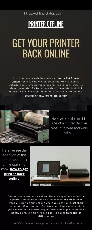 Printer issues & Solutions