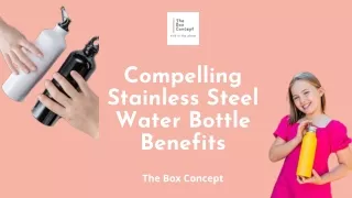 Compelling Stainless Steel Water Bottle Benefits